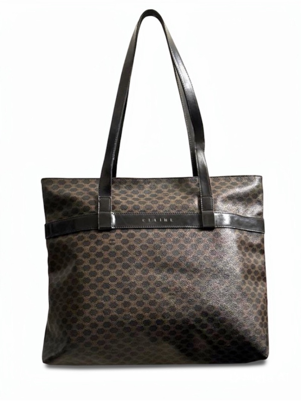 Celine Black Macadam Canvas Tote